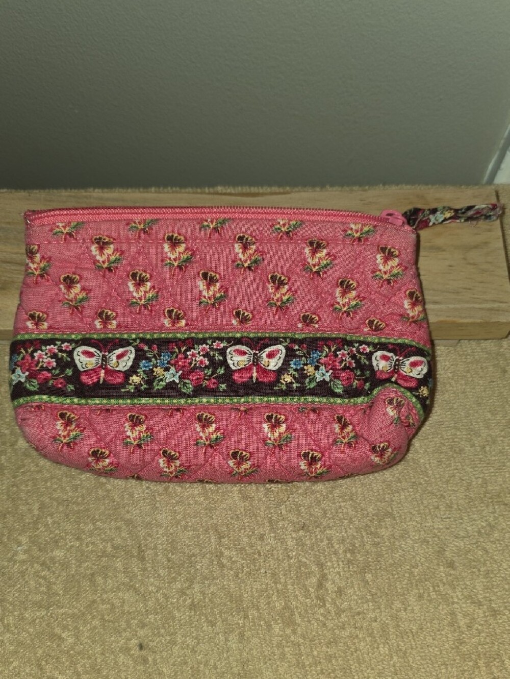 Vera Bradley- Quilted Pink Floral Trio - Inv.508 - Picture 7 of 10